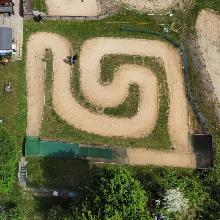 Strecke 1:10 Bild mit unserer 1:10 Strecke